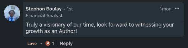 Stephon Boulay testimonial